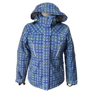 Obermeyer Girls Detachable HOOD Ski/Snowboard Jacket Size 14